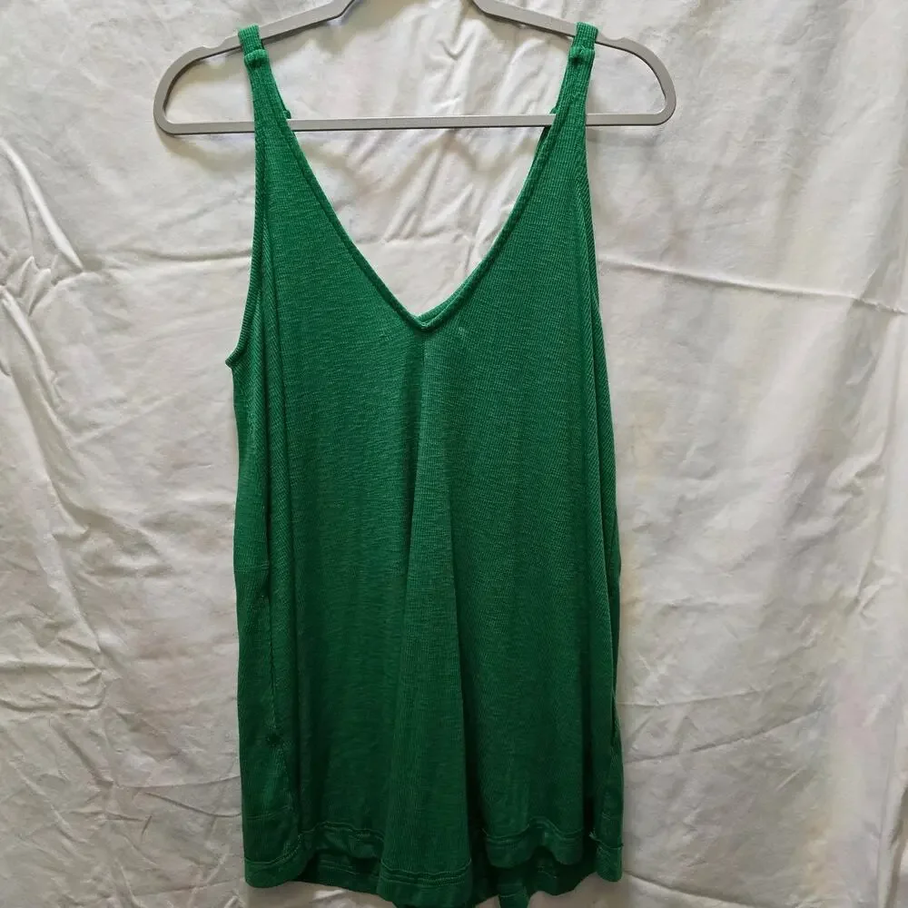 Free People Green Midi Slip Dress